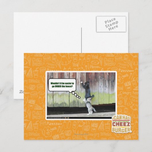 Wäre es nicht einfacher postkarte (Vorne/Hinten)