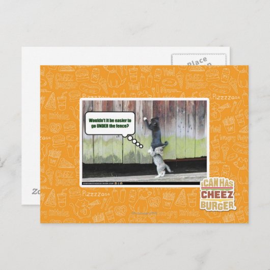 Wäre es nicht einfacher postkarte (Vorne/Hinten)