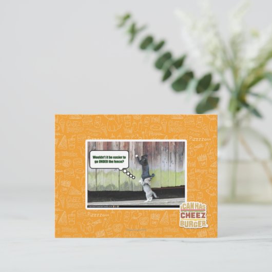 Wäre es nicht einfacher postkarte (Stehend Vorderseite)