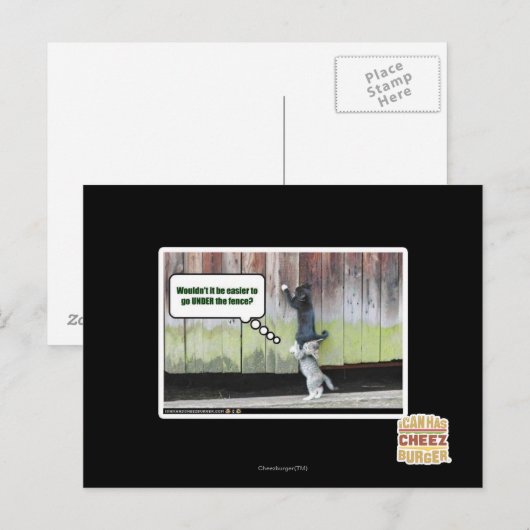 Wäre es nicht einfacher postkarte (Vorne/Hinten)