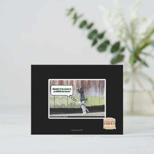 Wäre es nicht einfacher postkarte (Stehend Vorderseite)