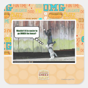 Wäre es nicht einfacher quadratischer aufkleber