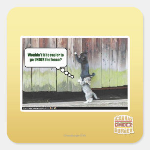 Wäre es nicht einfacher quadratischer aufkleber