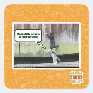 Wäre es nicht einfacher quadratischer aufkleber