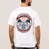 Wäre es nicht großartig Baseball-Design T-Shirt (Rückseite)