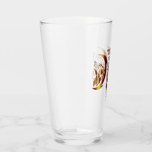 Ware Wolf Trinkbehälter Glas (Rechts)