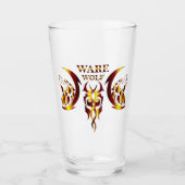 Ware Wolf Trinkbehälter Glas (Vorderseite)