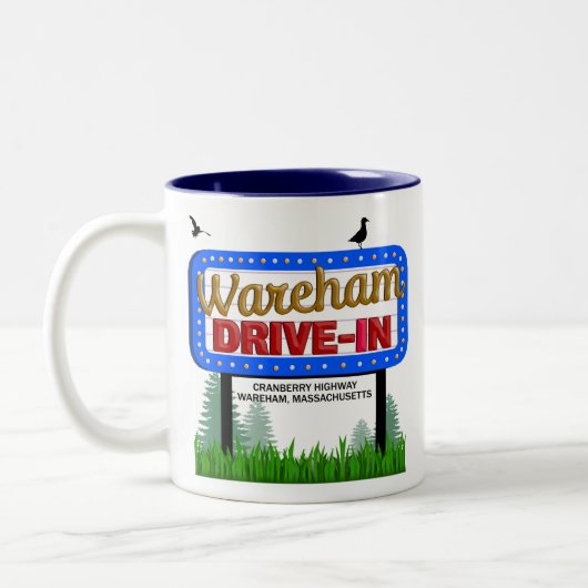 Wareham Drive-In-Kaffee-Tasse Zweifarbige Tasse (Links)