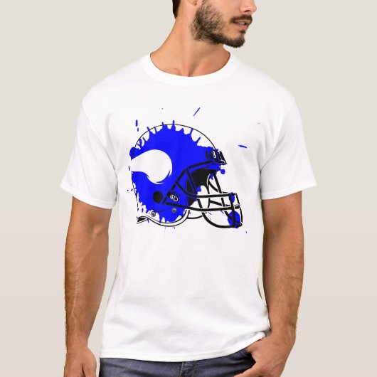 Wareham Vikings Splash Helmet T-Shirt (Vorderseite)