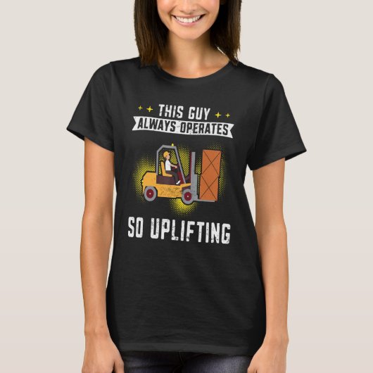 Warehouse Clerk Forklift Operator Lift Truck Forkl T-Shirt (Vorderseite)