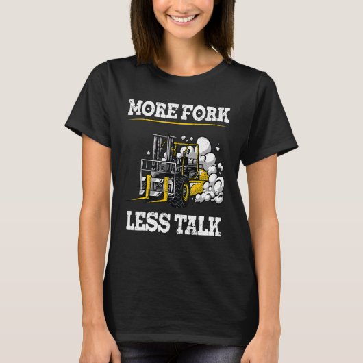 Warehouse Clerk Forklift Operator Lift Truck Forkl T-Shirt (Vorderseite)