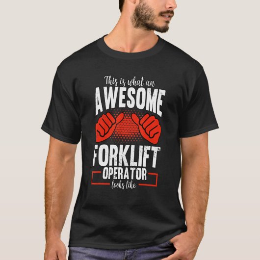 Warehouse Forklift Driver T-Shirt (Vorderseite)