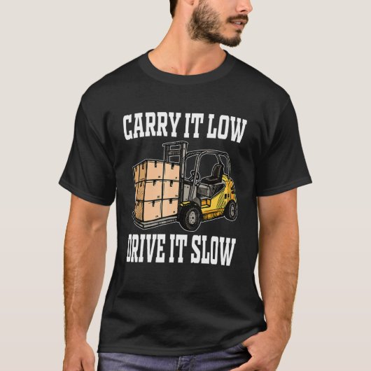 Warehouse Forklift Driver & Warehouse Forklift Ope T-Shirt (Vorderseite)