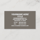 Warehouse Manager Aisle Visitenkarte (Rückseite)