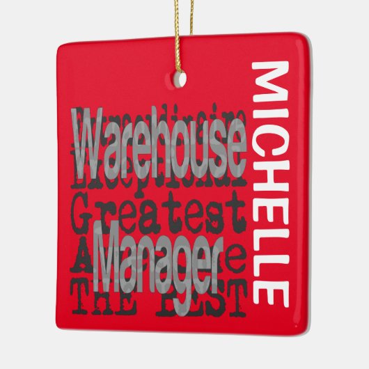 Warehouse Manager Extraordinaire CUSTOM Keramikornament (Links)