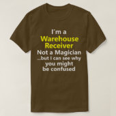 Warehouse Receiver Associate Worker Job Night T-Shirt (Design vorne)