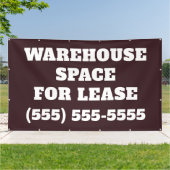 Warehouse Space for Lease Banner (Außenbereich)