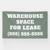 Warehouse Space for Lease Banner (Horizontal)