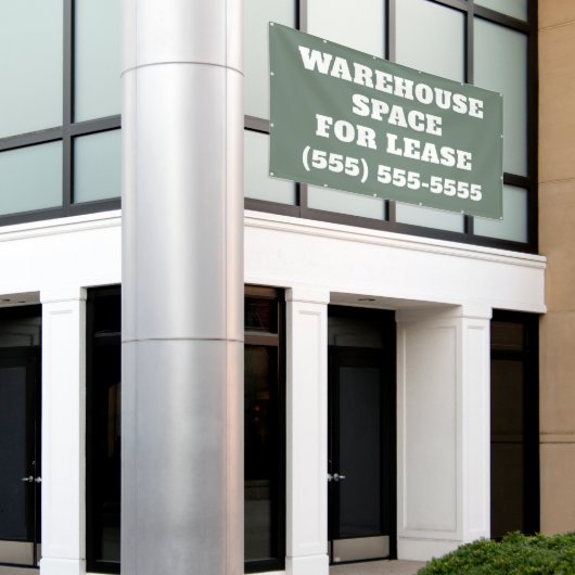 Warehouse Space for Lease Banner (Äußeres Gebäude)