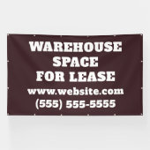 Warehouse Space Lease Banner (Horizontal)