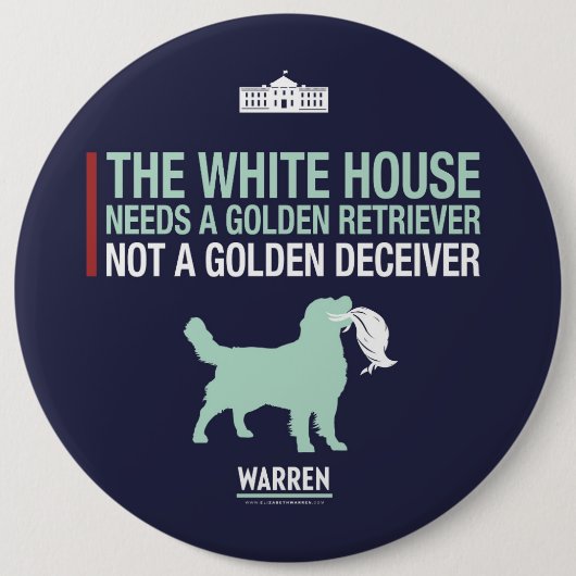 Waren 2020 - Bailey - golden retriever Button (Vorderseite)