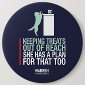 Waren 2020 - Bailey - sie hat einen Plan für die Button (Vorderseite)