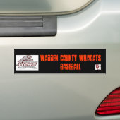 Waren County Baseball-Autoaufkleber Autoaufkleber (Auf Auto)