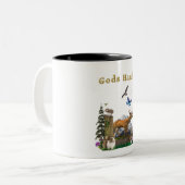 Waren der Handarbeit Zweifarbige Tasse (Vorderseite Links)