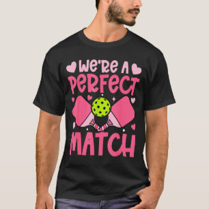 Waren ein Pickleball-Paar, das Herzen paddelt Vale T-Shirt