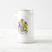 Waren-Familienwappen Bierglas (Vorderseite Links)