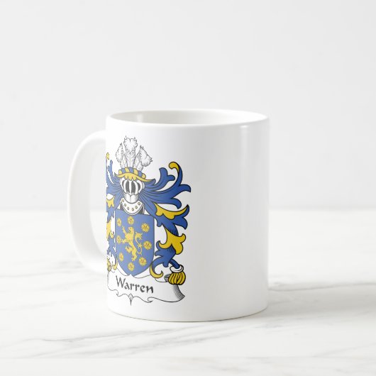 Waren-Familienwappen Kaffeetasse (Vorderseite Links)
