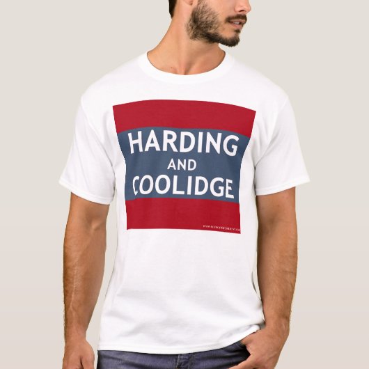 Waren G. Harding-Calvin Coolidge T-Shirt (Vorderseite)