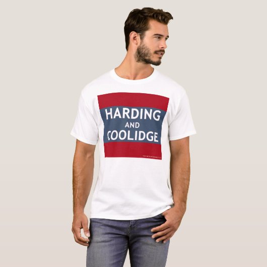 Waren G. Harding-Calvin Coolidge T-Shirt (Vorne ganz)
