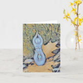 Waren im Herbstwald Alle Gelegenheiten Karte (Gelbe Blume)