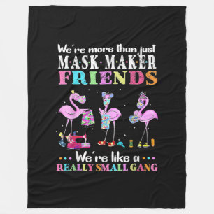 Waren mehr als nur Maske Maker Freunde Flamingo Fleecedecke