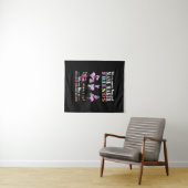 Waren mehr als nur Maske Maker Freunde Flamingo Wandteppich (Beispiel (Horizontal))