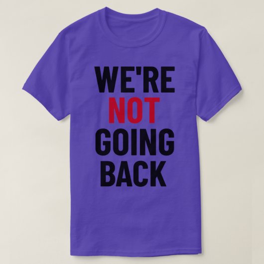 Waren nicht zurück Kamala Tim Walz TShirt (Design vorne)