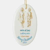 Waren nur zu Fuß einander Zuhause Inspiration Keramikornament (Rechts)