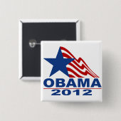 Waren Obama 2012 Button (Vorne & Hinten)