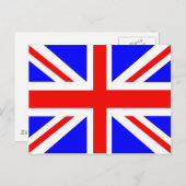Waren unter britischer Flagge Postkarte (Vorne/Hinten)