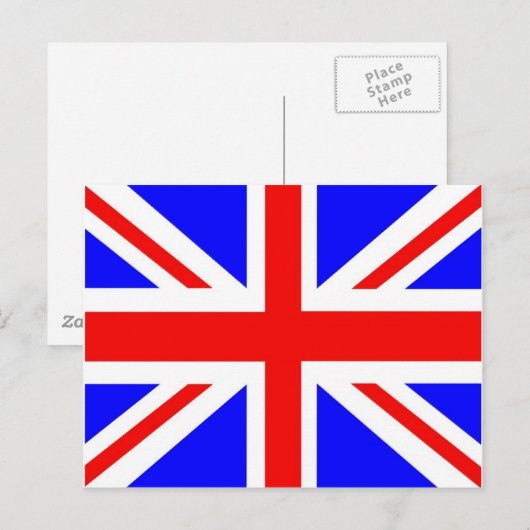 Waren unter britischer Flagge Postkarte (Vorne/Hinten)