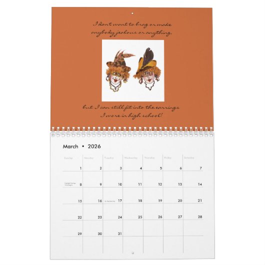 Warenkalender Kalender (Mär 2026)