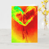 Warenkarte Karte (Gelbe Blume)