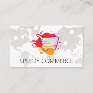 Warenkorb   E-Commerce-Logo   Weltweit Visitenkarte