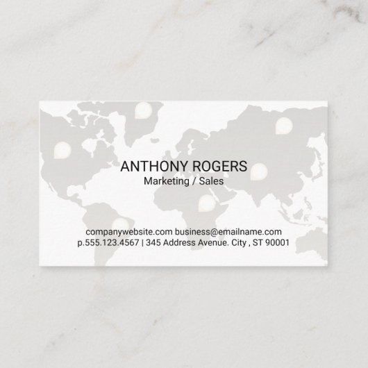 Warenkorb | E-Commerce-Logo | World Wide Visitenkarte (Rückseite)