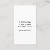 Warenkorb / E-Commerce Visitenkarte (Rückseite)