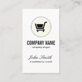 Warenkorb / E-Commerce Visitenkarte (Vorderseite)