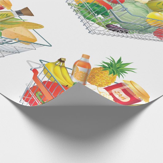 Warenkorb für Supermärkte Geschenkpapier