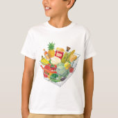 Warenkorb für Supermärkte T-Shirt (Vorderseite)
