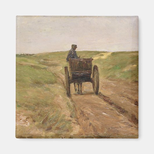 Warenkorb in Katwijk, 1889 Magnet (Vorne)